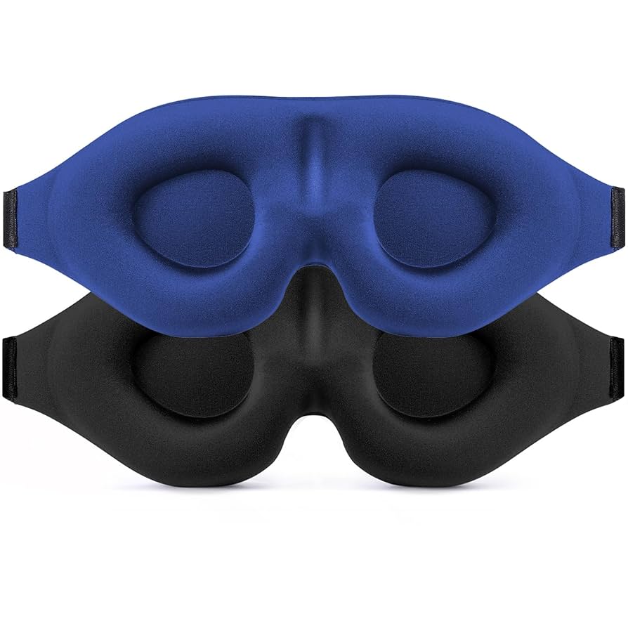 Amazon.com: Sleep Mask (Black & Blue) for Men Women